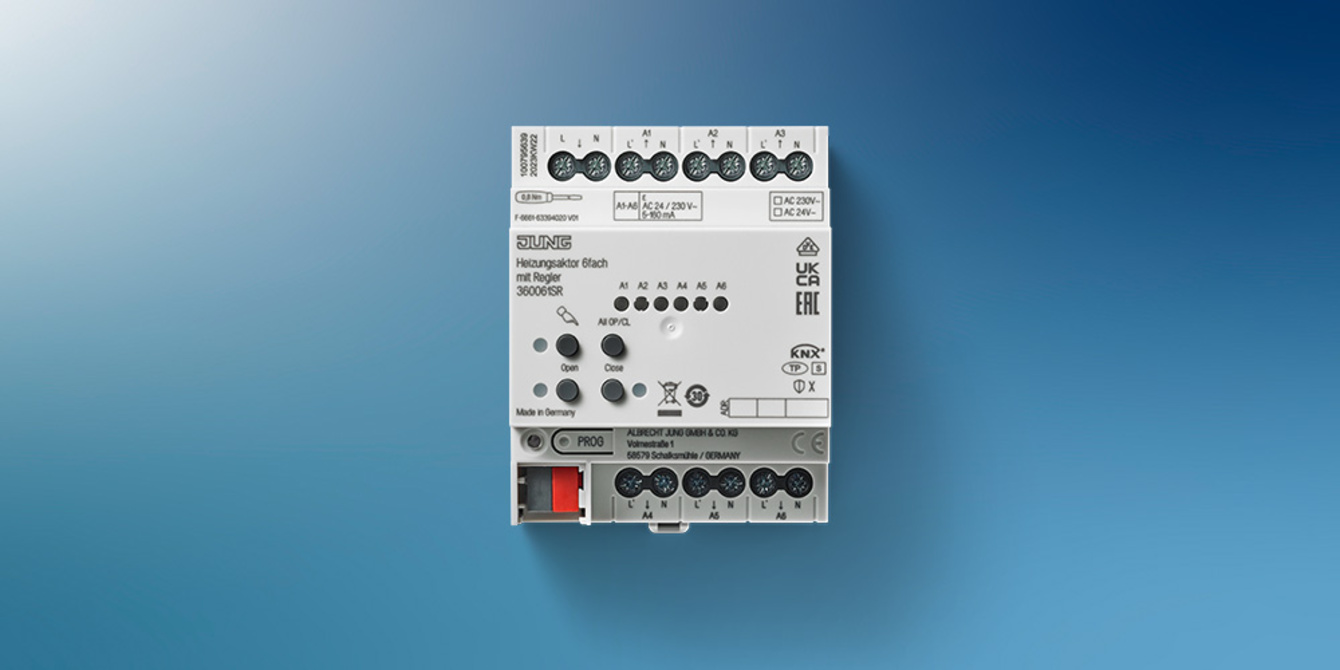 KNX Heizungsaktor 6-fach bei Green Solar Cologne Elektroinstallation in Köln